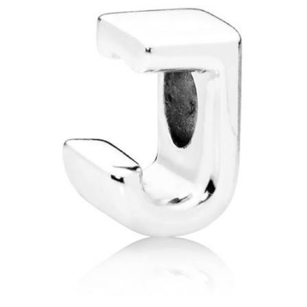Pandora Silver Letter J Charm